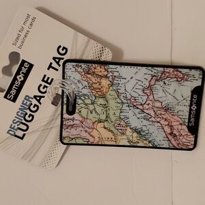 Samsonite Designer World Map Luggage Tag